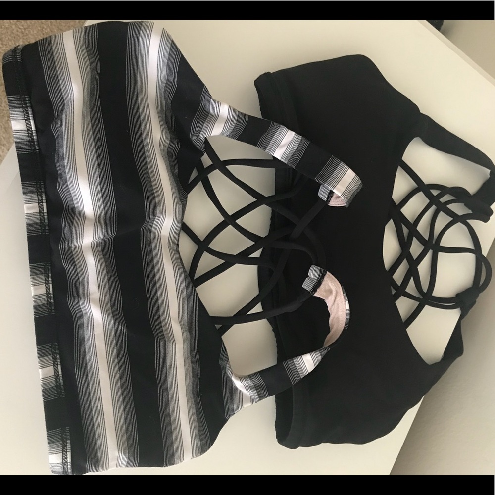 Lot of two lululemon free to be wild bra 6